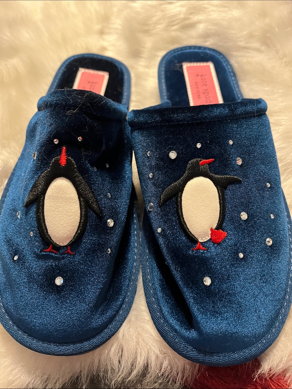 Kate Spade Jolie Slipper with Penguin Detail - Picture 7 of 8